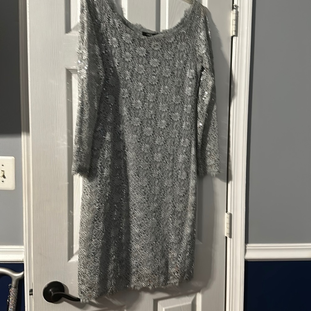 Onyx Sequin Silver dress